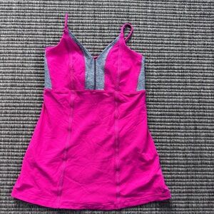 lululemon  Magenta & Gray Strappy Tank